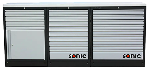 [4731806] Darbastalis su metaliniu stalviršiu 