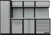 [4732281] Tool cabinet set with stainless steel worktop (4732281, SONIC)