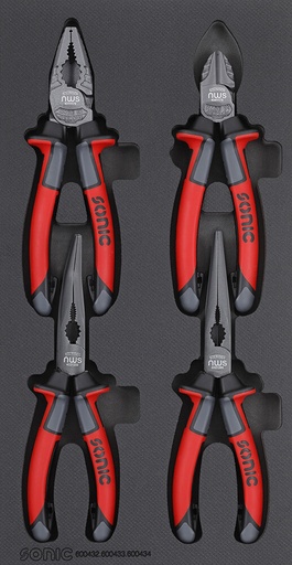 [600432] Pliers Set 4-Piece Tool Kit (600432, SONIC)