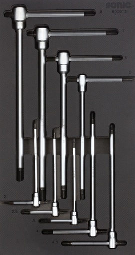 [600913] Tool trolley insert set (9 pcs) (600913, SONIC)
