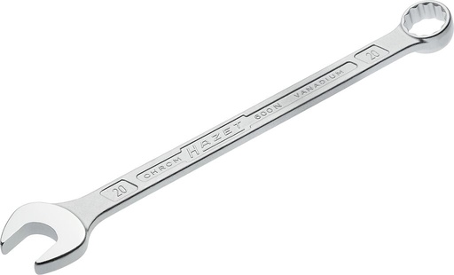 [600N-20] Combination wrench - Outside 12-point traction profile (600N-20, HAZET)