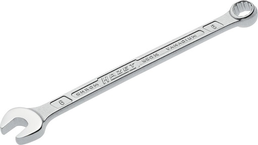 [600N-6] Combination wrench - Outside 12-point traction profile (600N-6, HAZET)
