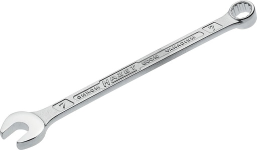 [600N-7] Combination wrench - Outside 12-point traction profile (600N-7, HAZET)