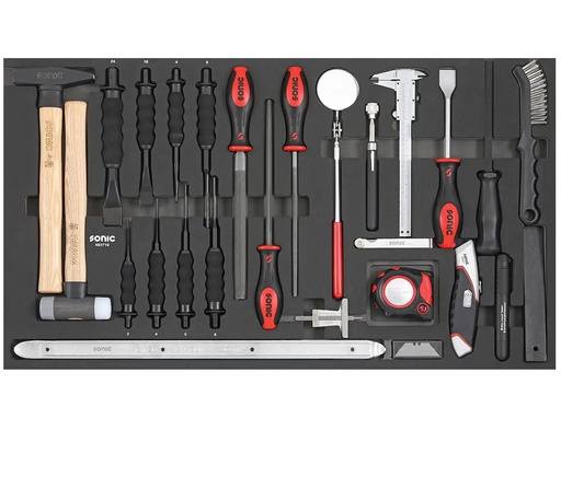 [602710] Įrankių komplektas vežimėliams, 27vnt., 602710, SONIC EQUIPMENT 