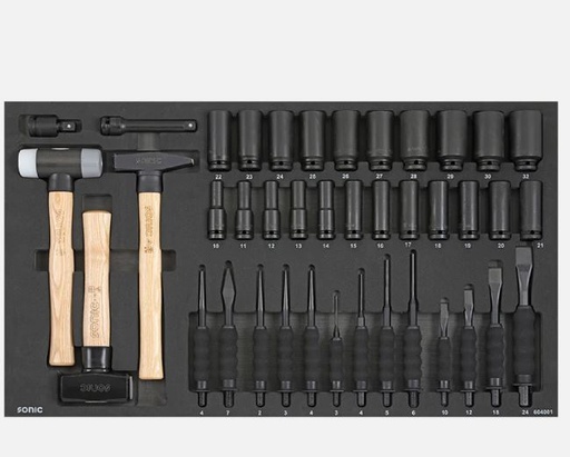 [604001] Įrankių komplektas į vežimėlius SFS 40-pcs [604001] []