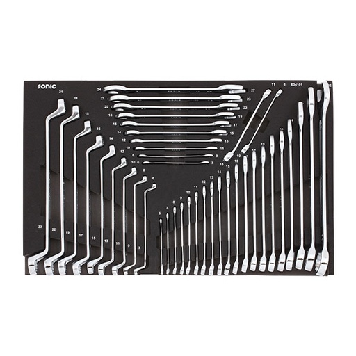 [604101] Įrankių komplektas į vežimėlį (41vnt) Sonic Equipment (604101, SONIC)