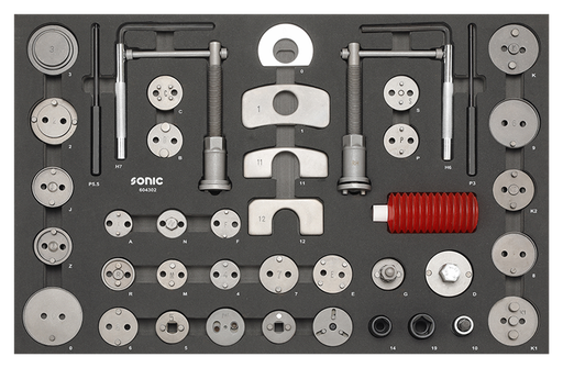 [604302] Įrankių rinkinių rinkinys, SFS 43 vnt 604302 Sonic