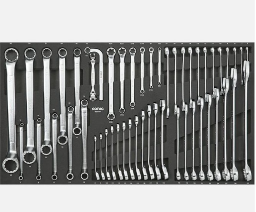 [605101] Įrankių komplektas į vežimėlius, 51vnt., 605101, SONIC EQUIPMENT 