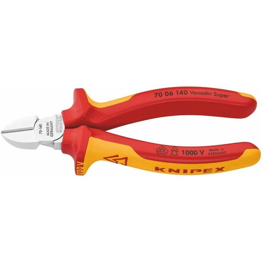 [70 26 160] Replės šoninio kirpimo 1000V 160mm Knipex [70 26 160]
