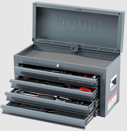 [709671] Toolbox with tools 96 pcs. RAL7011 