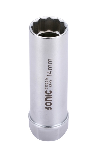[7172214] Žvakių galvutė 3/8" 12-briaunė su spaustuku 14 mm (7172214, SONIC)