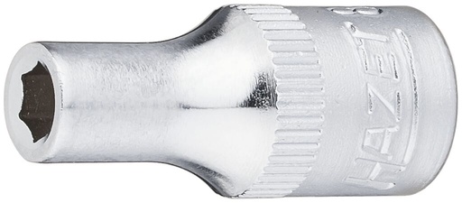 [850-4] Socket - 1/4 inch (6.3 mm) square, hollow (850-4, HAZET)