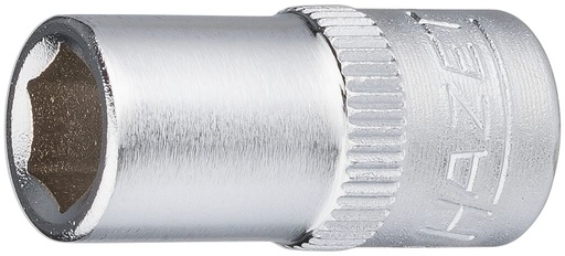 [850-7] Socket - 1/4 inch (6.3 mm) square, hollow (850-7, HAZET)