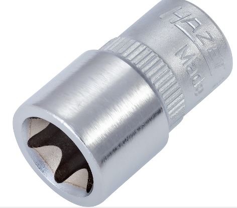 [850-E8] HAZET Socket 850-E8 - 1/4 inch (6.3 mm) square, hollow
