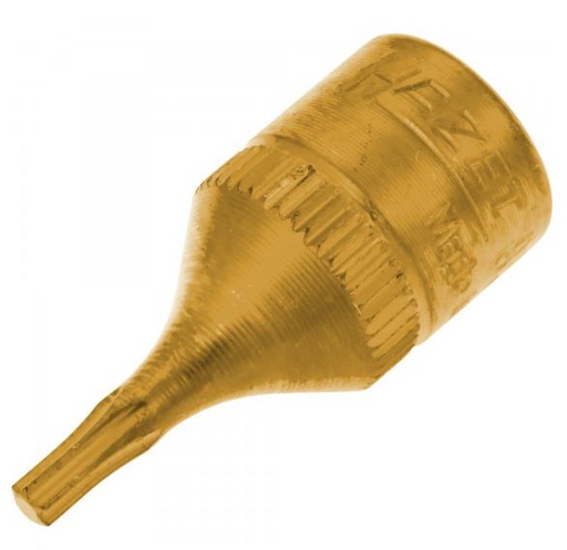 [8502-T10] HAZET Screwdriver socket 8502-T10 - 1/4 inch (6.3 mm) square, hollow