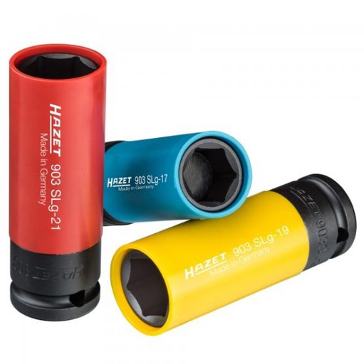 [903SPC/3] [903SPC/3] [903SPC/3] Smūginių galvučių 1/2 ilgų plonasienių komplektas (3vnt) 903SPC/3 HAZET