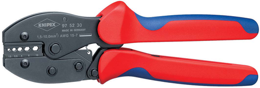 [97 52 30] PreciForce Crimping Pliers for compression joints DIN 46267, 1.5–4 mm² (97 52 30, KNIPEX)