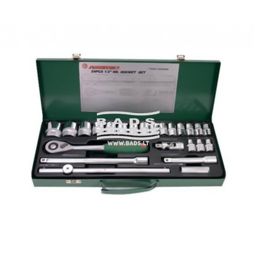 [S04H4724S] [S04H4724S] Įrankių komplektas 1/2"DR, 8-34 mm, 24 vnt., S04H4724S, JONNESWAY