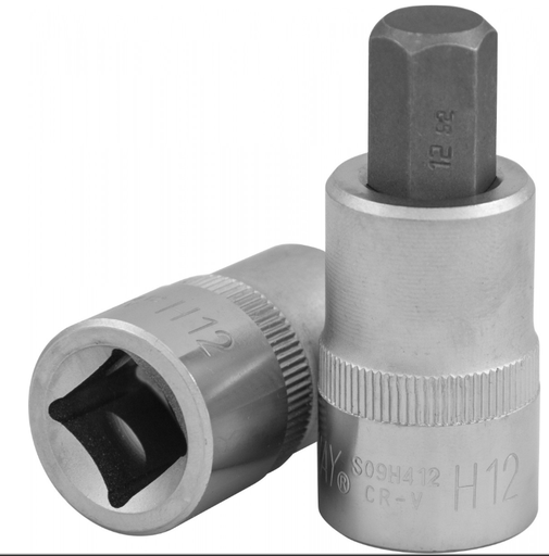 [S09H412] 1/2"DR HEX BIT SOCKET SIZE: H12