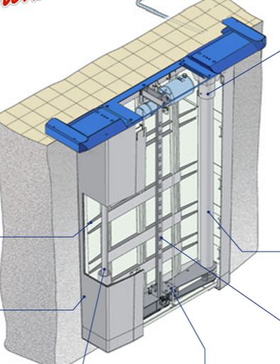 [S1110A5] Elektrohidraulinio į grindis montuojamo keltuvo kasetė S1110A5