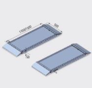 [STDA17] Pair of sliding plates for rear, STDA17, RAVAGLIOLI