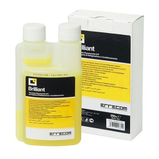 [TR1003.01.S1] UV dažai nuotekiams aptikti BRILLIANT, 250ML, TR1003.01.S1, ERRECOM