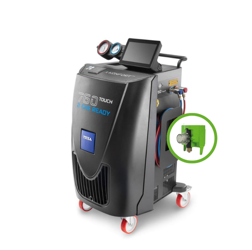[Z16453] Kondicionierių pildymo stotelė KONFORT 760 TOUCH RID skirta R1234YF, su freono atpažinimo sistema, TEXA