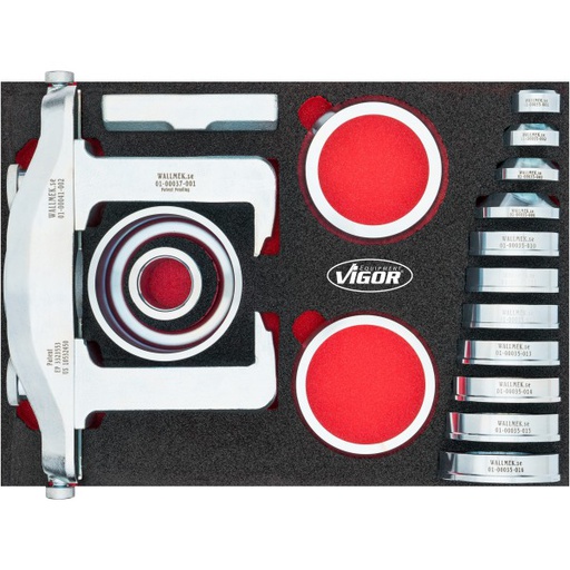 [V4906] [V4906] Universalus rato stebulės / guolių montavimo ir išmontavimo komplektas