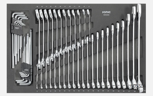 [605304] Wrench set for motorcycle SFS 53 pcs., 605304, SONIC EQUIPMENT 