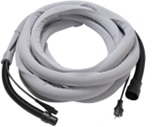 [MIE6515711] Mirka dulkių nutraukimo žarna 27mm х 6m su  integruotu elektros laidu CE 230V su įmaute.