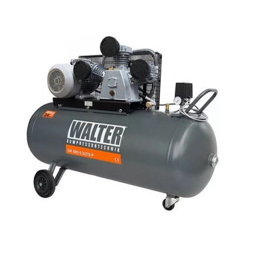 [GK 880_270] Piston compressor GK 880 740l/min 5.5 kW 270L Walter