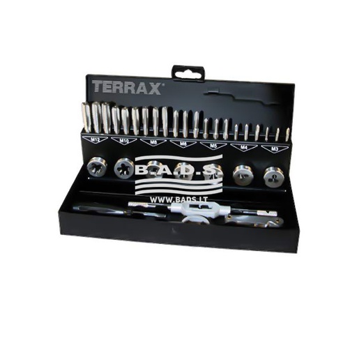 [A245013] 31-piece set of thread-cutting tools HSS TERRAX Ruko
