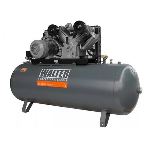 [GK 1400_500] Piston Air Compressor GK 1400 1100l/min 7.5 kW 270L Walter