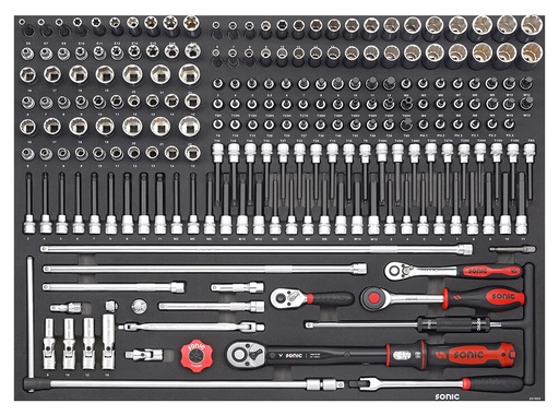 [221803] Combination set 3/8" SFS-XL 218-pcs. (221803, SONIC)