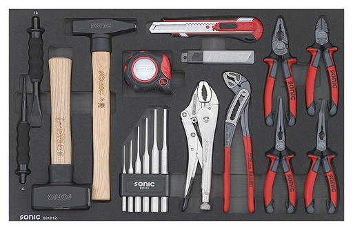 [601812] Chisels, pliers and hammers set SFS-M, Sonic Equipment (601812, SONIC)