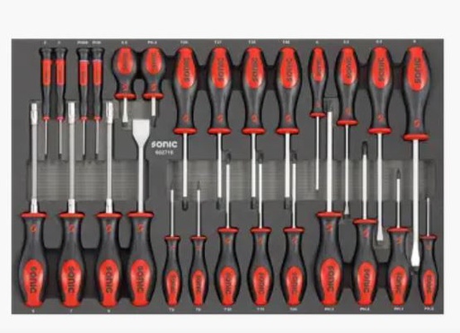 [602716] Atsuktuvų rinkinys į vežimėlį, 27vnt., Sonic Equipment, 602716