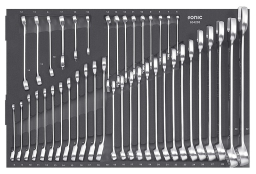 [604208] Raktų rinkinys į vežimėlius, 42vnt., SONIC EQUIPMENT (604208, SONIC)