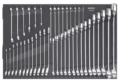 [604208] Raktų rinkinys į vežimėlius, 42vnt., 604208, SONIC EQUIPMENT 