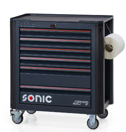 [713875] Įrankių vežimėlis NEXT S7 su 138vnt. įrankių SONIC