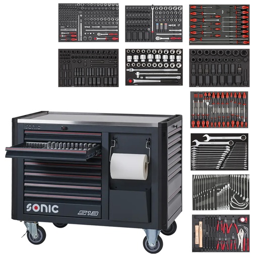 [754080] Pilnai sukomplektuota įrankių dėžė NEXT S13 540 pcs., 754080, SONIC 