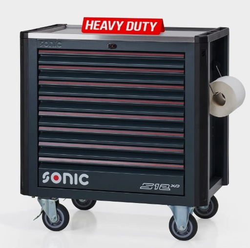 [772379] 723 dalių Heavy Duty įrankių rinkinys su NEXT S12XD dirbtuvių vežimėliu Sonic Equipment 772379