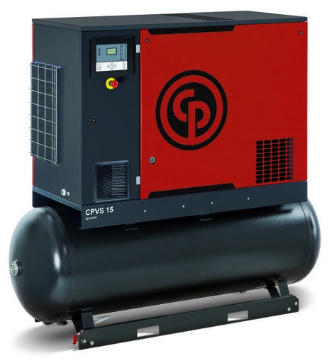 [4152018555] Screw inverter air compressor with collector and air dryer CPVSD 10 270 D, 4152018555, CHICAGO PNEUMATIC