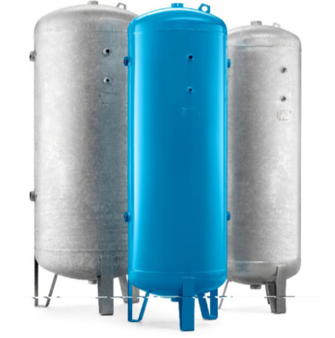 [4101000946] Vertical compressed air tank / collector 1000L 16BAR CE Chicago Pneumatic