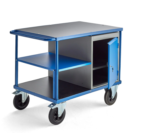 [28020] Workshop trolley MOBILE 1 cabinet + 1 shelf, 1000x700 mm