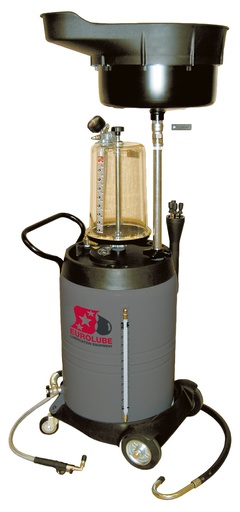 [318-82] [318-82] Atidirbto tepalo surinkimo indas su graduoto indo talpa, atsiurbėjų komplektu 318-82 išleidiamas per siurblį Eurolube Equipment [318-82]