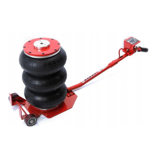 [R1236] Pneumatinis domkratas su ratukais 3,5T / 3 oro pagalvės