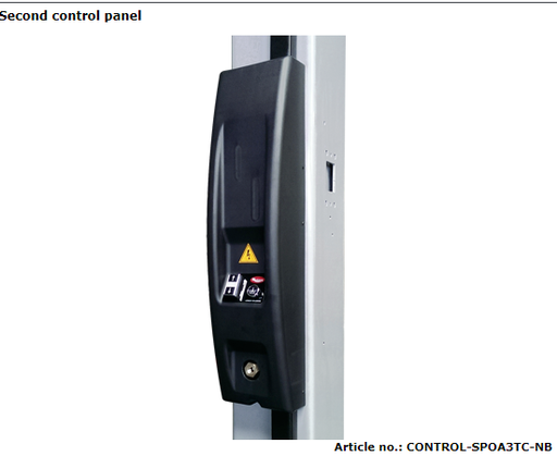 [CONTROL-SPOA3TC-NB] Valdymo pultas skirtas dviejų kolonų keltuvams Rotary CONTROL-SPOA3TC-NB CONTROL-SPOA3TC-NB