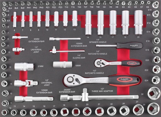 [AQT7002] Tool set. 87 psc., AQT7002 (AQ7002, AUTOEQ)