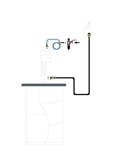 [99601] [99601] Installation kit for 180 kg grease drum, 99601, EUROLUBE