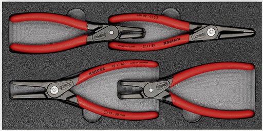 [00 20 01 V09] Įrankių komplektas į vežimėlius (4vnt) (00 20 01 V09, KNIPEX)